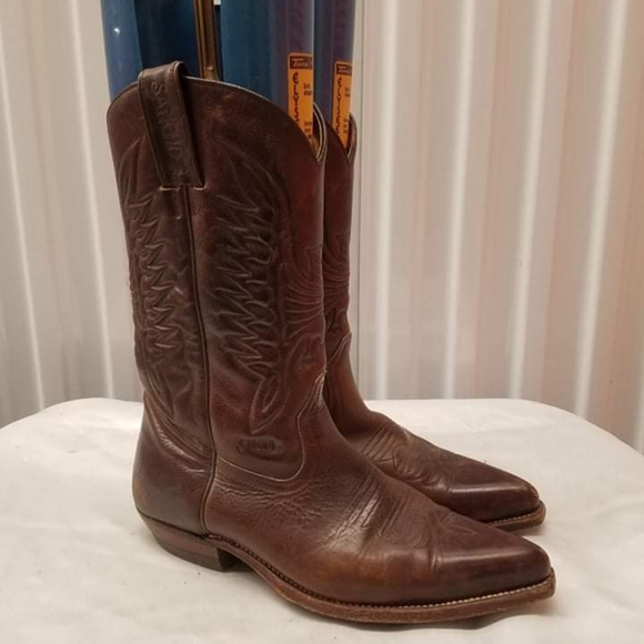 VINTAGE COWBOY BOOTS UNISEX - Picture 3 of 11